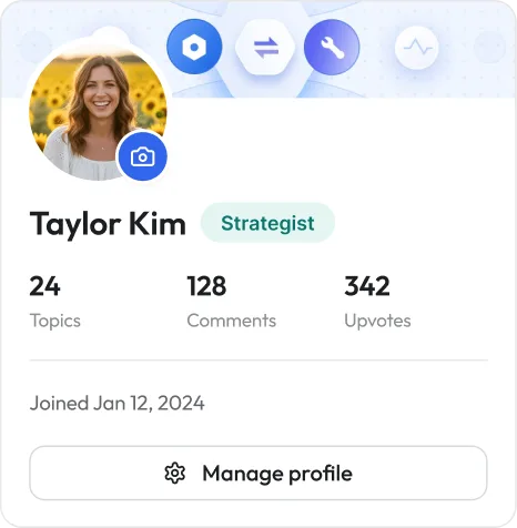 profile page