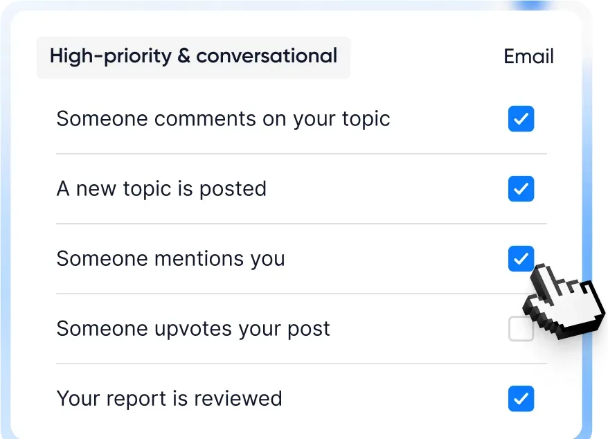 high priority & conversational